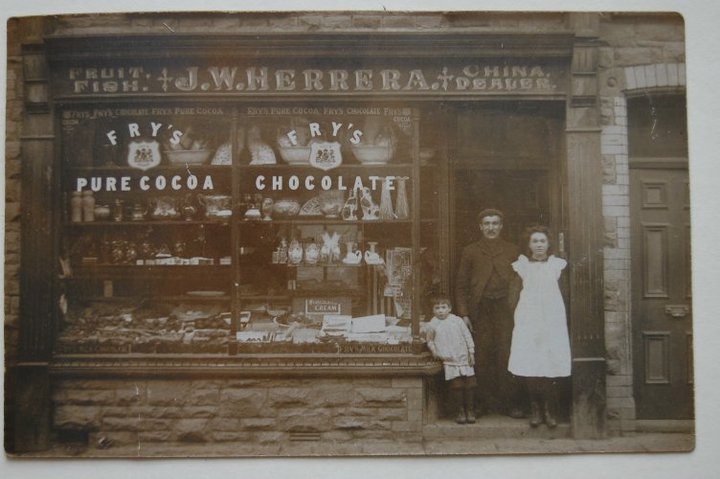 Photograph of John William Herrera&rsquo;s shop in Wattsville (undated)